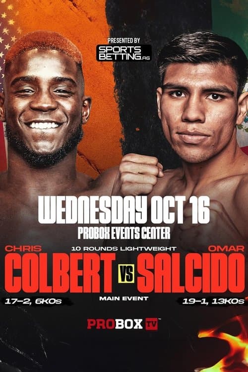 Chris Colbert vs. Omar Salcidoのポスター