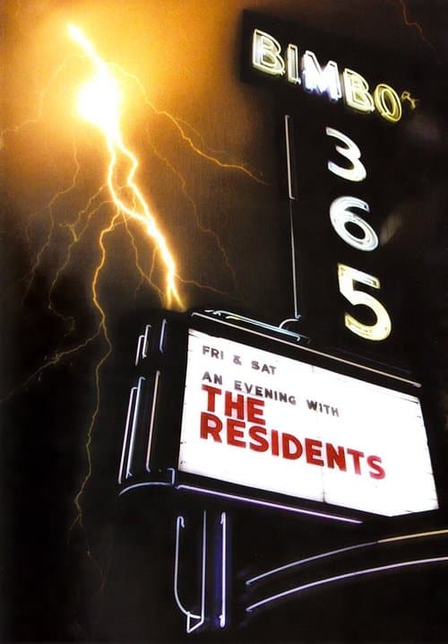 The Residents - Talking Light: Bimbo'sのポスター