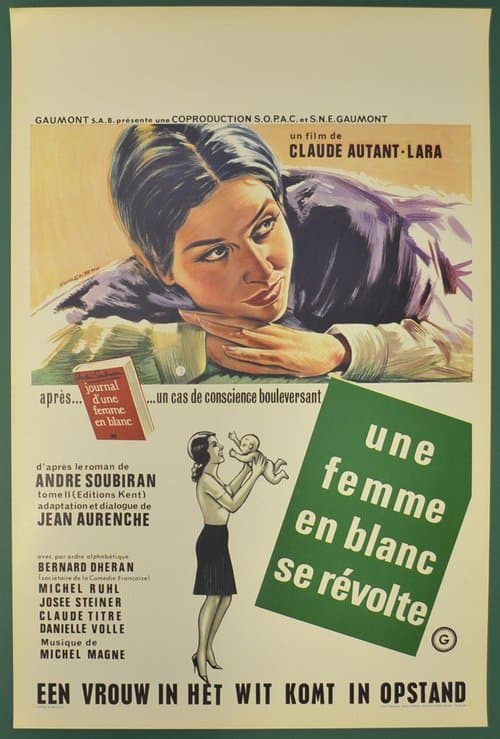 Une femme en blanc se révolteのポスター