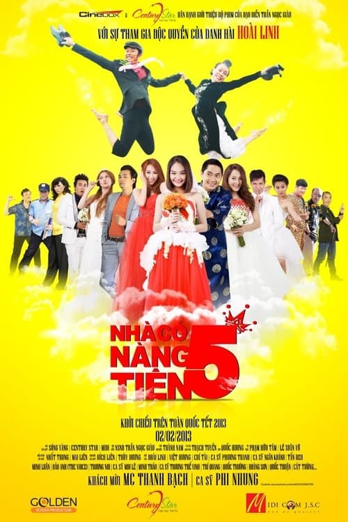 Nhà có 5 nàng tiênのポスター