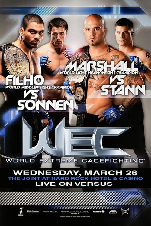 WEC 33: Marshall vs. Stannのポスター