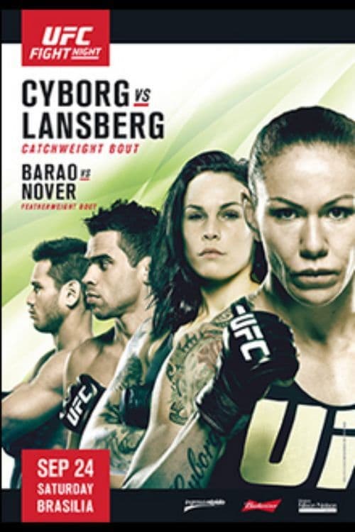 UFC Fight Night 95: Cyborg vs. Lansbergのポスター