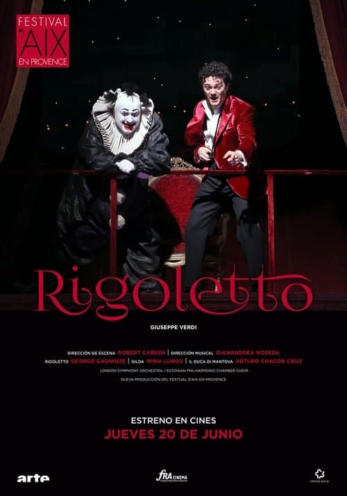Rigoletto - Festival d'Aix-en-Provenceのポスター