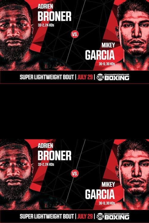 Adrien Broner vs. Mikey Garciaのポスター
