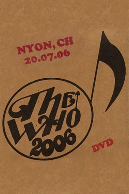 The Who: Nyon 7/20/2006のポスター