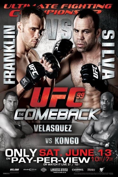 UFC 99: The Comebackのポスター