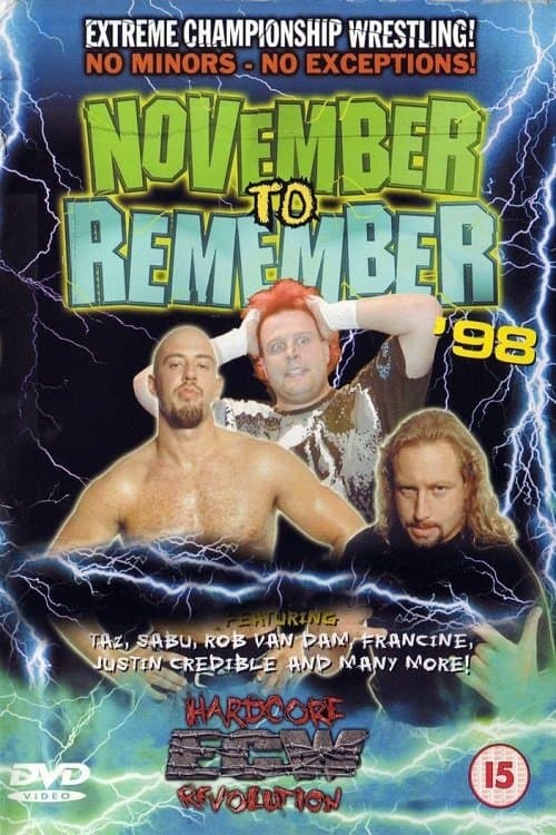 ECW November To Remember 1998のポスター