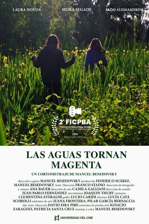 Las aguas tornan magentaのポスター