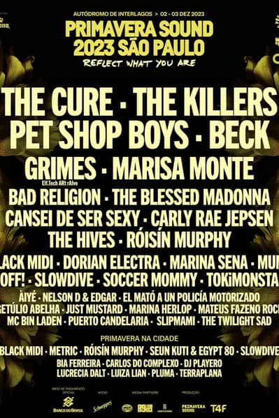 The Killers Live in São Paulo Brazil 2023のポスター