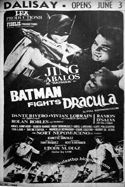 Batman Fights Draculaのポスター