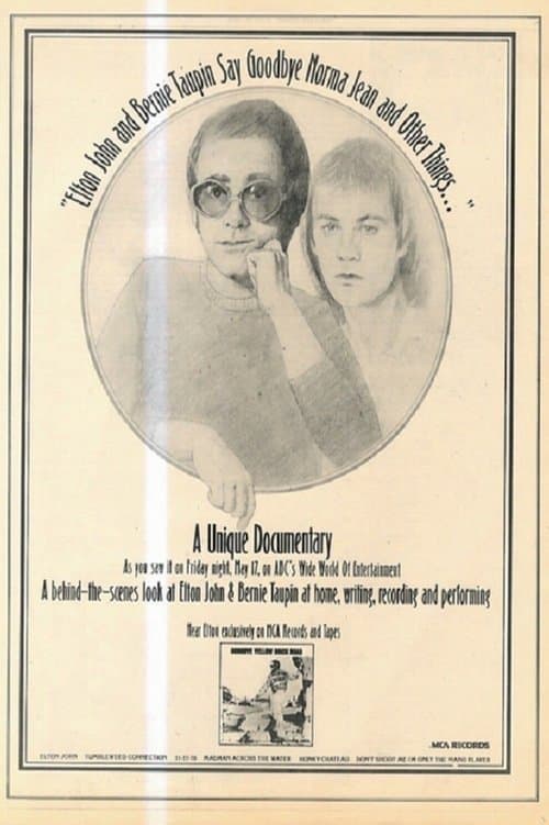 Elton John and Bernie Taupin Say Goodbye Norma Jean and Other Thingsのポスター
