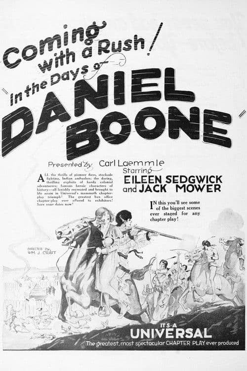 In the Days of Daniel Booneのポスター