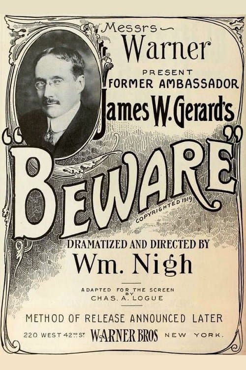 Beware!のポスター