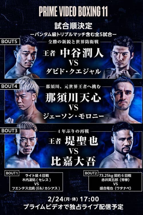 PRIME VIDEO BOXING 11のポスター