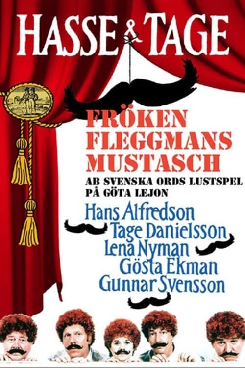 Fröken Fleggmans mustaschのポスター