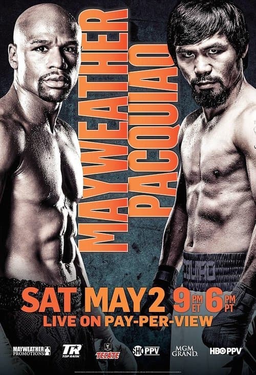 Mayweather vs. Pacquiaoのポスター
