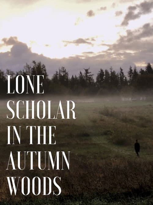 Lone Scholar in the Autumn Woodsのポスター