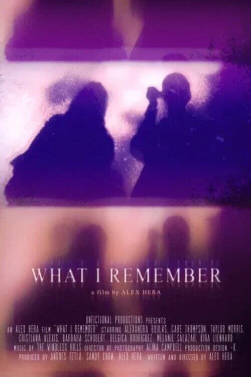 What I Rememberのポスター