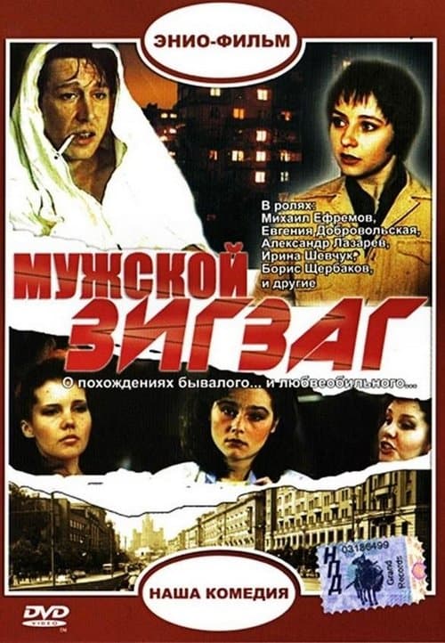 Мужской зигзагのポスター