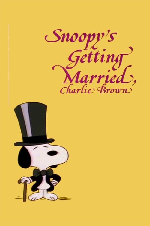 Snoopy's Getting Married, Charlie Brownのポスター