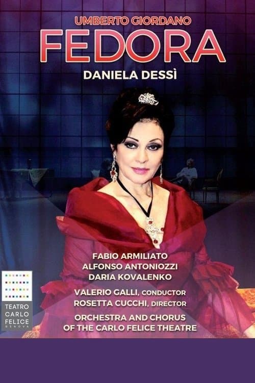 Fedora - Teatro Carlo Feliceのポスター