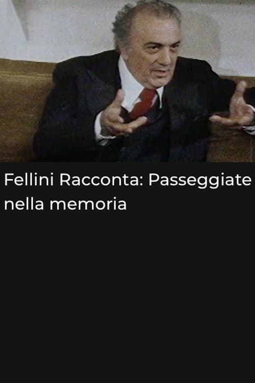 Fellini racconta: Passeggiate nella memoriaのポスター