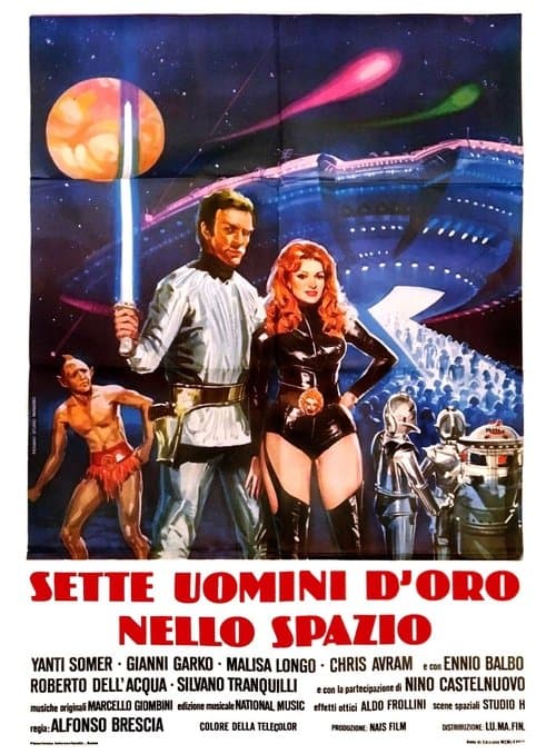 Sette uomini d'oro nello spazioのポスター