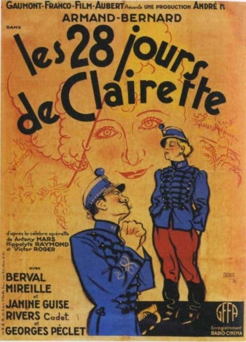 Les 28 jours de Clairetteのポスター