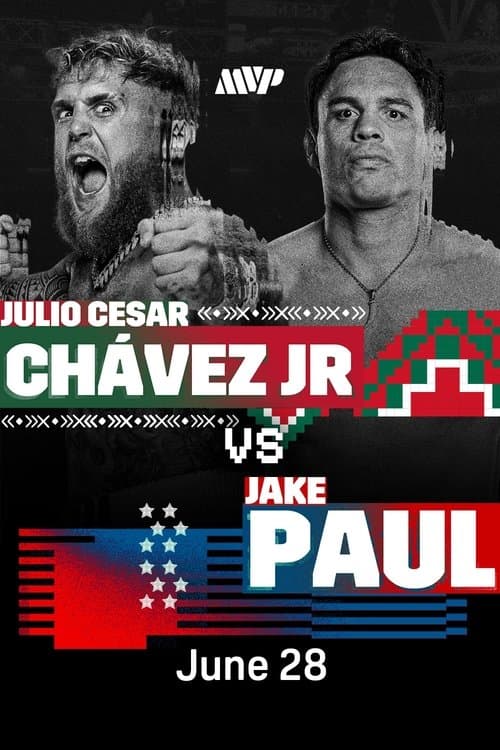 Jake Paul vs. Julio Cesar Chavez Jrのポスター