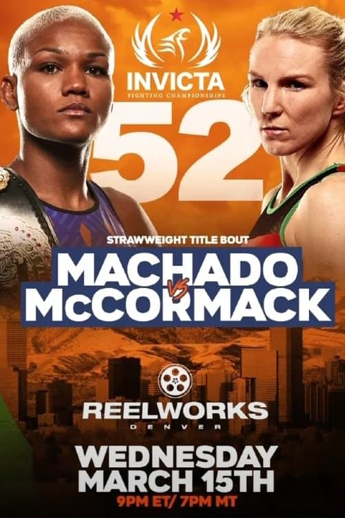 Invicta FC 52: Machado vs. McCormackのポスター
