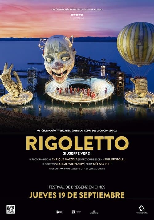 Rigoletto - Fesival de Bregenzのポスター