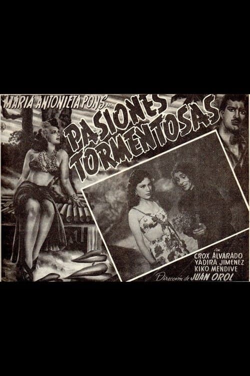 Pasiones tormentosasのポスター