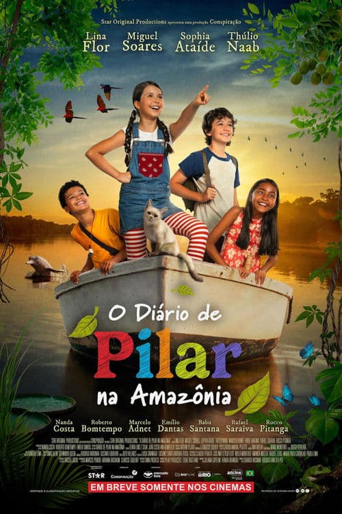 O Diário de Pilar na Amazôniaのポスター