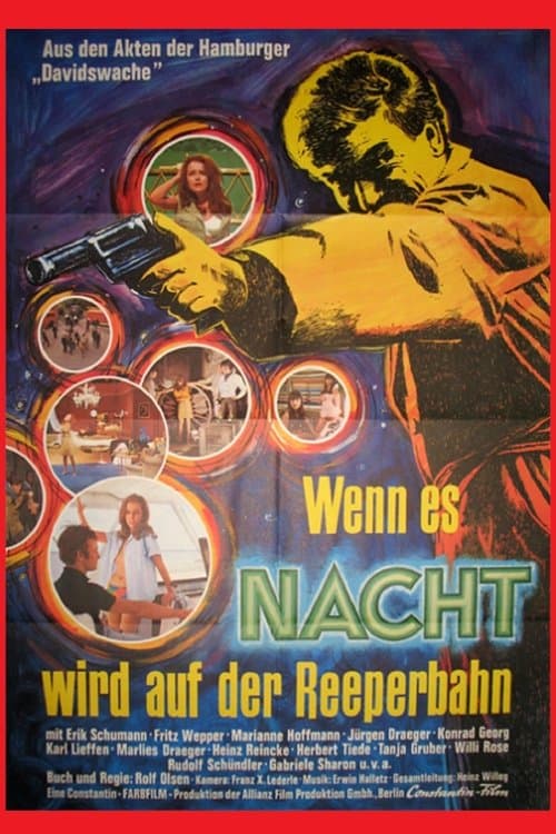 Wenn es Nacht wird auf der Reeperbahnのポスター