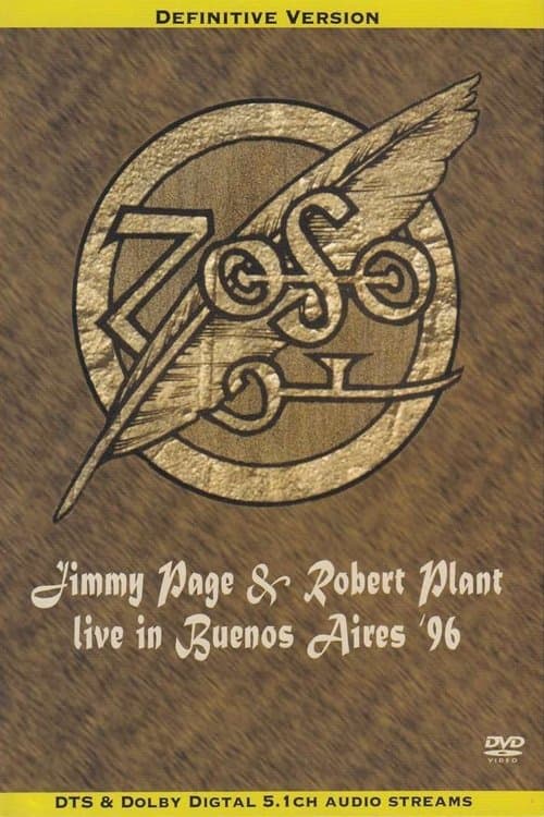 Jimmy Page & Robert Plant ‎– Live In Buenos Aires '96のポスター