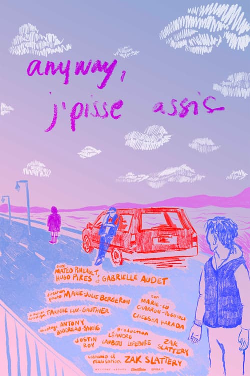 Anyway, j'pisse assisのポスター