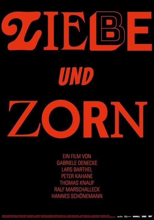Liebe und Zornのポスター