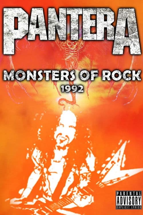 Pantera: Live at Monsters of Rock Italyのポスター