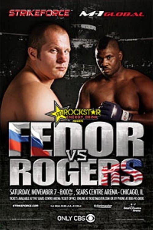 Strikeforce: Fedor vs. Rogersのポスター