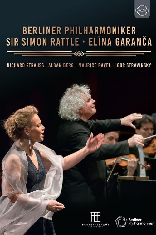 Berliner Philharmoniker: Sir Simon Rattle & Elina Garanca in Baden-Badenのポスター