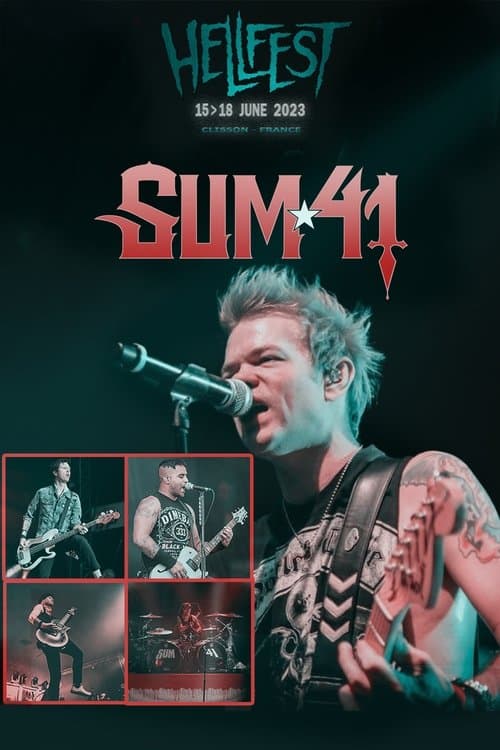 Sum 41 - Hellfest 2023のポスター