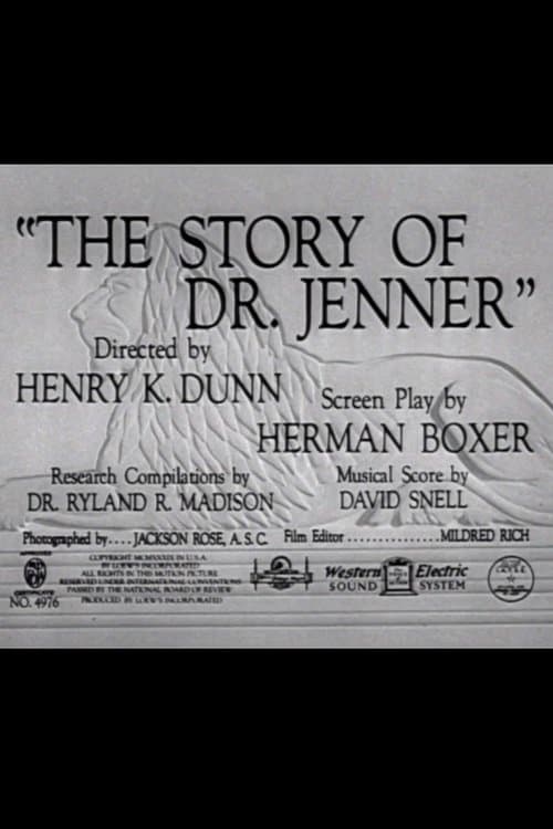 The Story of Dr. Jennerのポスター