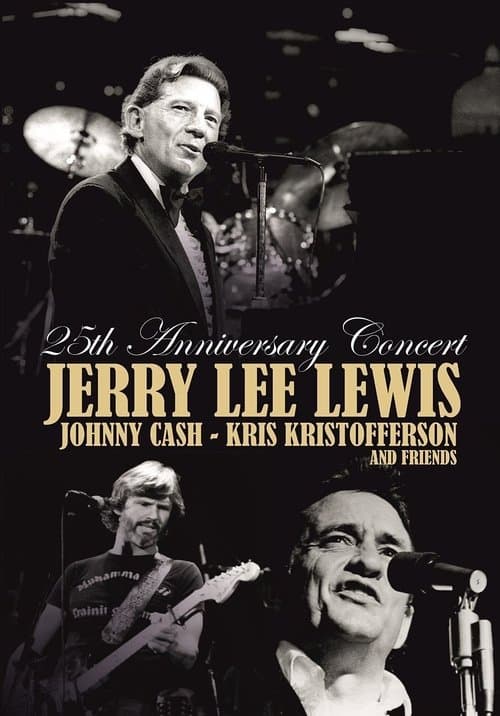Jerry Lee Lewis 25th anniversary concertのポスター