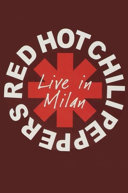 Red Hot Chili Peppers - Live in Milanのポスター
