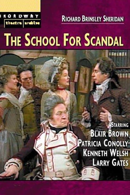 The School for Scandalのポスター