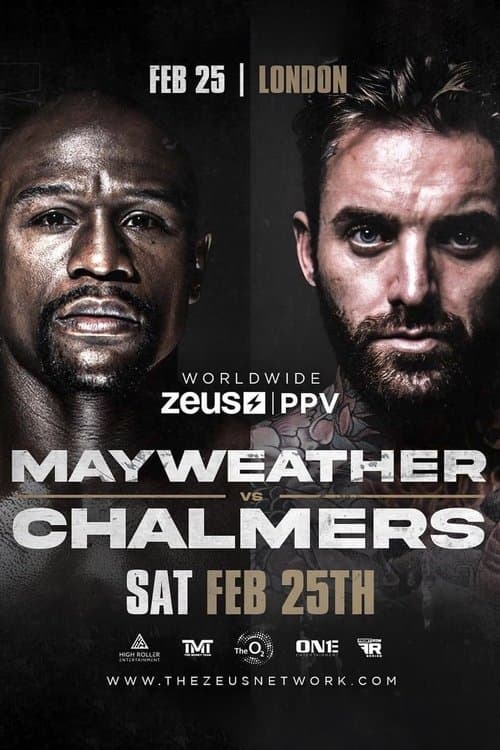 Floyd Mayweather Jr. vs. Aaron Chalmersのポスター