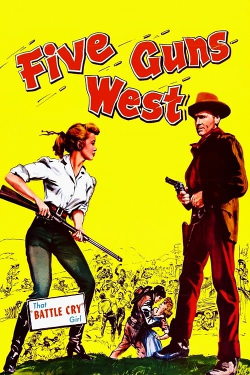 Five Guns Westのポスター