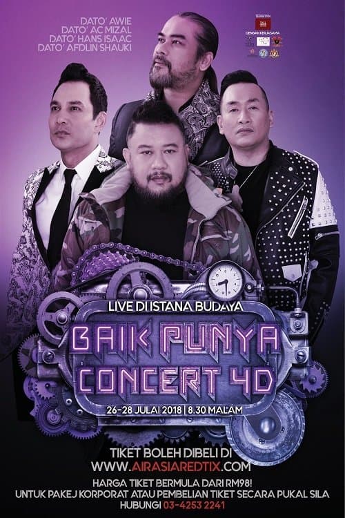 Baik Punya Konsert 4Dのポスター