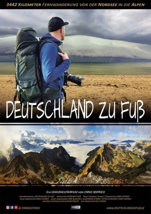 Deutschland zu Fuß - 3442 KM von der Nordsee in die Alpenのポスター