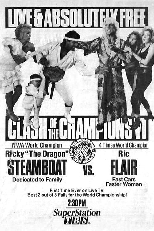 NWA Clash of The Champions VI: Ragin' Cajunのポスター